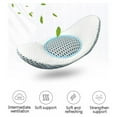 thumbnail image 2 of Leaf Shape Back Pillow, Adjustable Height 3D Lower Back Support Pillow Waist Sciatic Pain Relief Cushion for Bed Rest - Side, Back and Stomach Sleepers,Pregnancy Pillows Support Waist White, 2 of 8