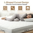 thumbnail image 3 of Uxcell 2 Pack Mattress Retainer Bar, 5.5x4.5x3.9 Inch Non-Slip Slide Stopper Metal Thicker Mattress Holder to Prevent Sliding with Screws and Tapes for Bedroom Bed Frame, Black, 3 of 6
