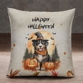thumbnail image 2 of Happy Halloween Bernese Mountain Dog Witches Hat Pumpkin Carving Pillowcase Double Sided Berner Lover Gifts Pillow Case Covers - 02019, 2 of 3