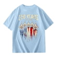 thumbnail image 4 of Byoo Tween Girl Vintage Graphic T Shirt Airplane Print Independence Day Casual Oversized Tee Shirt, 4 of 4