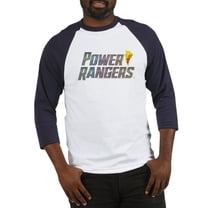 CafePress - Power Rangers Stacked Logo - Cotton Baseball Jersey, 3/4 Raglan Sleeve Shirt