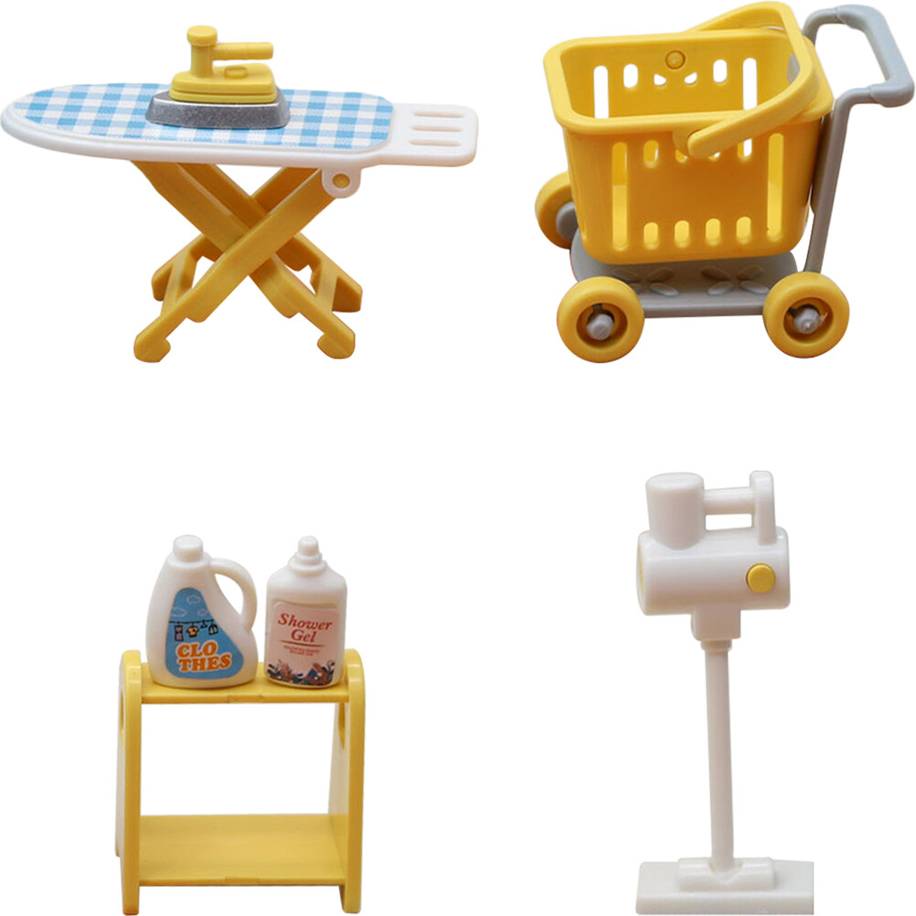 1 Set of Kids Washing Machine Toy Pretend Toy Role Play Cleaner Toy