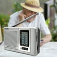 thumbnail image 5 of tasrioml AM FM Portable Radio Plug In Wall or Battery Operated for Home Outdoor Strong Reception Sound Large Dial Easy to Use Transistor Antenna Headphone Jack Small Gifts for Seniors Elderly, 5 of 8