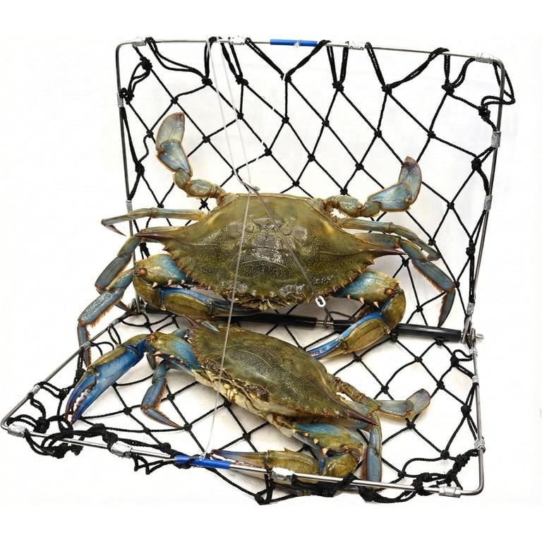 crab trap for fishing pole Airfly Braided Line and - 50LB 328 Yards 300M - High Visibility Orange - Zero Stretch, Low Memory The castable crab trap can be used on a boat SIWRDTG 6-Loops Crab Trap for
