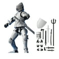 thumbnail image 1 of Medieval Infantry Joint Doll - Plastic Material, Articulated, Detailed Design, Suitable for Collection, Imaginative Play & Gift, 1 of 1