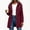 Wine rain jacket women, variant on justHIGH Lined Light Rain Jacket Women Packable Long Raincoat with Hood Drawstring Waisted Waterproof Windbreaker Lightweight Outdoor Trench Coat Gray,M