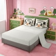 thumbnail image 3 of Erosebridal Kids Camping 7pcs Bedding Comforter Set For Travel Trailers 7pcs Bedding Comforter Set,Old Barn Door Rustic Style Queen Bedding Sets,Reversible lightgray, 3 of 7
