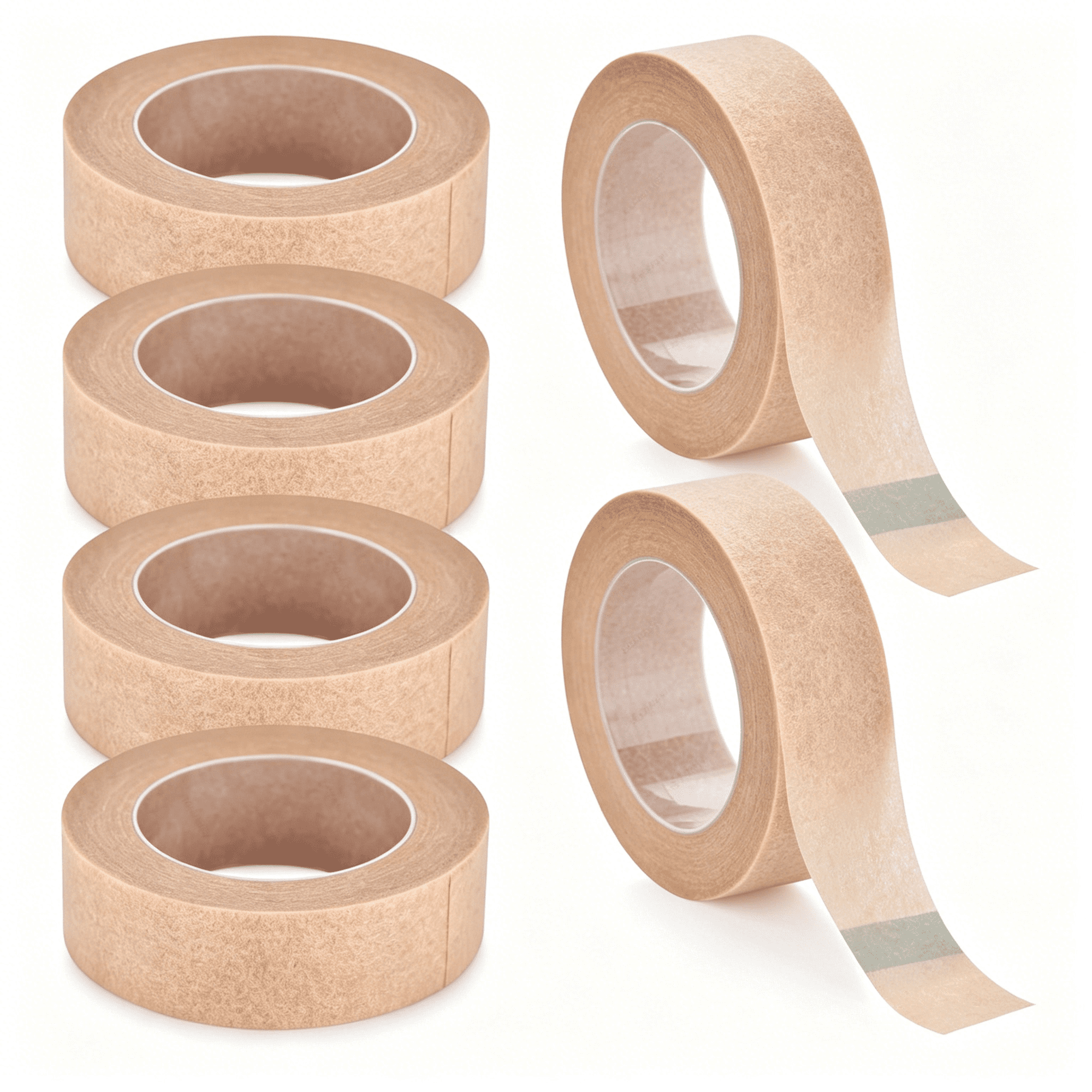 QARUN 6 Rolls Nose Tape for Rhinoplasty Shaping,Micropore Tape,Paper Tape Medical Sensitive Skin,Flexible Surgical Bandages,First Aid Bandages for Wound Injuries Swelling (0.5 in X 10 Yds)