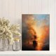thumbnail image 2 of Qisvanset 12x16 Inch Zen Bonsai Tree in Ceramic Pot Canvas Print Wall Art, 2 of 5