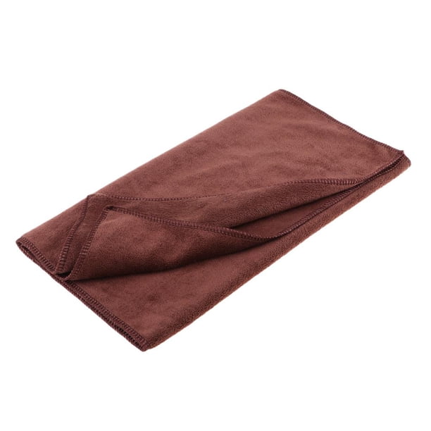 Toalla suave deportiva Cola 35x75cm microfibra toallita facial marrón