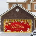 thumbnail image 4 of Christmas Garage Door Cover Christmas Garage Door Banner Outdoor Christmas Garage Door Mural Winter New Year Xmas Eve Family Party Decoration Supplies, 4 of 5