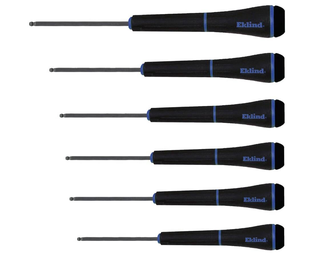Eklind Precision, Screw Driver, HEX 1.3-4MM, SET 6 PC