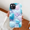 thumbnail image 2 of Glitter Heart Frosty Snowflake iPhone Case for Women, Winter Valentine Gift, Compatible with iPhone 11/12/13/14/15/16 (Pro Max/Plus), 2 of 9