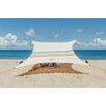 thumbnail image 1 of Neso Tents Grande Beach Tent, 7 pies de alto, 9 x 9 pies, esquinas reforzadas y bolsillo refrigerador (arco iris), 1 of 5