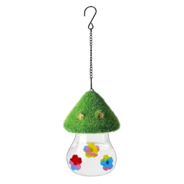 Colibrí Colibrí Comederos Setas Carillones de Viento Zumbido Alimentador de para Jardín Exterior Decoración del Patio