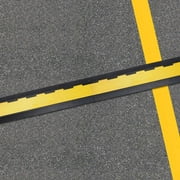 Yescom Cable Ramp Protector 2 Channel Hose Protecitive 22000 Lbs Load Capacity Speed Bump for Road Driveway, 2 Packs