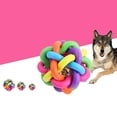 thumbnail image 3 of HEVIRGO Ball Bell Colorful Teeth Cleaning Random Color Sound Woven Ball, 3 of 11