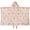 Princess and Heart, variant on Princess and Castle Gray Pattern Teens Hooded Bath Towel Wrap for Ages 3 To 12,Quick Dry Lightweight Soft Microfiber Bath Beach Pool,50"x30"