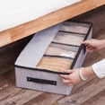 thumbnail image 3 of Armoire à Chaussures à Multiples Compartiments Pliable en Tissu Étui de Rangement sous le Lit Articles Ménagers, 3 of 8
