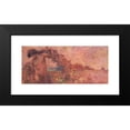 thumbnail image 2 of Plinio Nomellini 14x8 Black Modern Framed Museum Art Print Titled - Lost in Thought, 2 of 5