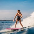 thumbnail image 2 of Goplus 41'' Super Lightweight Bodyboard Surfing W/Leash EPS Core Boarding IXPE Pink, 2 of 10