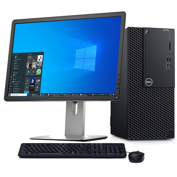 Restored Dell OptiPlex Tower PC| Windows 11 Pro | Intel i5 8th gen Processor | 8GB RAM | 128GB SSD | 17" LCD (Refurbished)