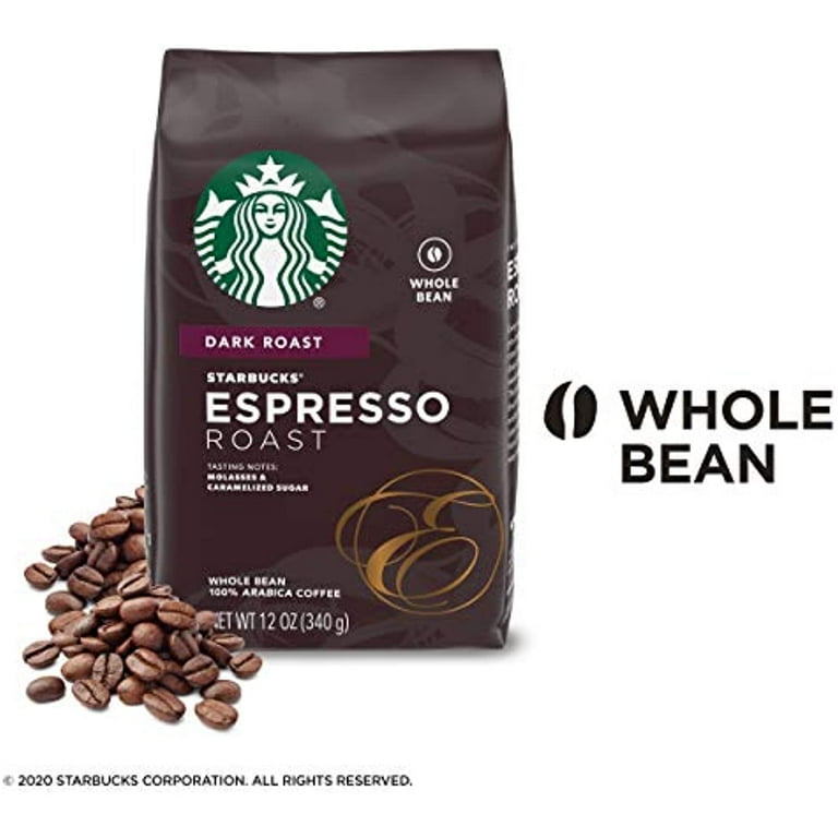 STARBUCKS ESPRESSO ROAST 1kg•2袋 Starbucks Whole Bean Coffee for Employee Breakroom Kitchens