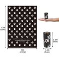 thumbnail image 2 of Bolsa para desechos con manos libres, esencial para el cuidado de mascotas, completa con dispensador portátil y lazo de goma para correas, se adapta universalmente a cualquier correa, color negro, 10, 2 of 2