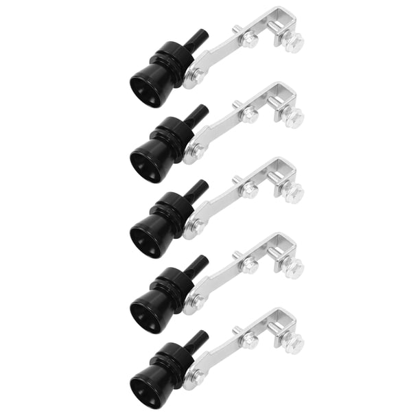 5uds Silbato de Escape Turbo Universal Unique Bargains Negro