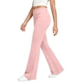 thumbnail image 6 of Mifsaly Girls Flare Yoga Pants Kids High Waisted Elastic Waist Bootcut Leggings Comfortable Soft Stretch Athletic Running Dance Bell Bottoms, 6 of 8