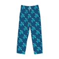 thumbnail image 6 of Uemuo Cute Turtle Pattern Men's Wide Leg Palazzo Lounge Pants with Pockets Light Weight Loose Comfy Casual Pajama Pants-XX-Large, 6 of 9