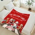 thumbnail image 4 of JML Custom USA Print Throw Blanket, Personalized Christmas Blanket With Text, Customized Gifts Blanket, Mutiple Sizes, 2nd Day Shipping, 4 of 5