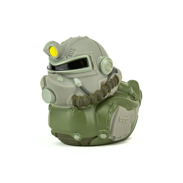 Figura coleccionable de vinilo con forma de pato de goma TUBBZ T-51 Fallout
