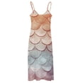 thumbnail image 5 of Mermaid Fish Scales Sleeveless Dress Women's Luxury Party Dress Birthday Dresses for Women, 5 of 7