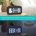 thumbnail image 2 of Reloj despertador digital con pantalla LED, funciona con batería, luz nocturna inteligente, reloj de fácil operación para niños, reloj de dormitorio con sueño pesado (negro) Adepaton Relojes para Niño, 2 of 7