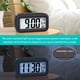 thumbnail image 2 of Reloj despertador digital con pantalla LED, funciona con batería, luz nocturna inteligente, reloj de fácil operación para niños, reloj de dormitorio con sueño pesado (negro) Xemadio WMZL-114-1, 2 of 7