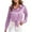 Purple 2, variant on hotojiny Button Down Shirt for Women Satin Trendy Spring Long Sleeve Blouse Casual Lapel Collared Solid Color Tops