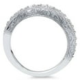 thumbnail image 2 of Pompeii 1/2 CT Vintage Natural Diamond Wedding Ring 14K White Gold (G/H,I1), 2 of 3