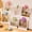 B, variant on 2Pcs Refrigerator Magnets Flower Heart Resin Fridge Magnet Set - Colorful Decorative Magnets for Whiteboard Kitchen Home Office