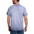 thumbnail image 2 of Ma Croix Mens Short Sleeve Vintage Crewneck Tee Soft Faded Oil Washed T Shirt, 2 of 6