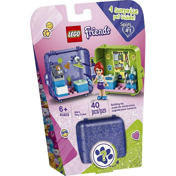 Pre-Owned LEGO Friends Mia?s Play Cube 41403 Building Kit; Playset Includes Collectible Mini-Doll (40 Pieces)