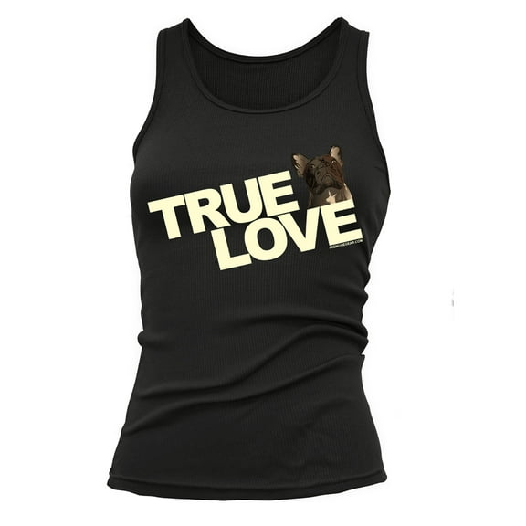 Frenchie True Love Womens' French Bulldog Tank Top (Small)
