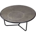 thumbnail image 4 of Connexion Decor Craster Engineered Wood with Copper Foil Coffee Table in Black, 4 of 5