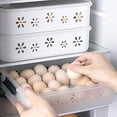 Travelwant Egg Container, Refrigerator Deviled Egg Tray Carrier with