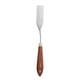 thumbnail image 1 of Cuchillo de Paleta Uxcell 3.15" x 0.94" Acero Inoxidable 9.06" Espátula con Agujero Mango de Madera de Haya para Óleo y Acrílico, 1 of 1