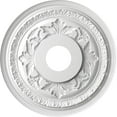 thumbnail image 5 of Ekena Millwork 16"OD x 3 1/2"ID x 1"P Baltimore Thermoformed PVC Ceiling Medallion (Fits Canopies up to 6 1/2"), UltraCover Satin Blossom White, 5 of 10