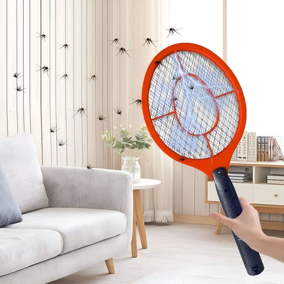 ACDANC Electric Fly Swatter Bug Zapper Battery Operated Flies Killer Indoor Outdoor Pest Control Mosquito Zapper and Insect Catcher Racket