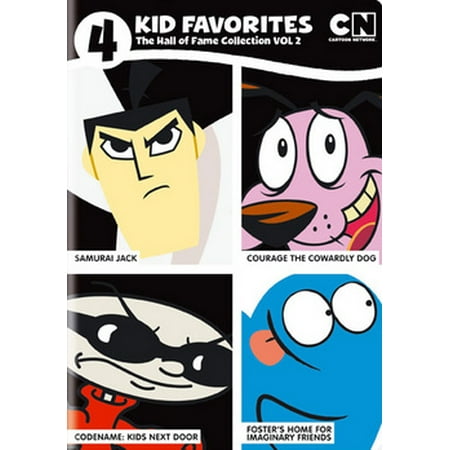 4 KID FAVORITES-CARTOON NETWORK-HALL OF FAME #2 (DVD/4 DISC) (Best Cartoon Network Shows Of All Time)