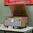 thumbnail image 2 of Victrola Victrola Century Signature+ 6-in-1 Music Center (Walnut), 2 of 9