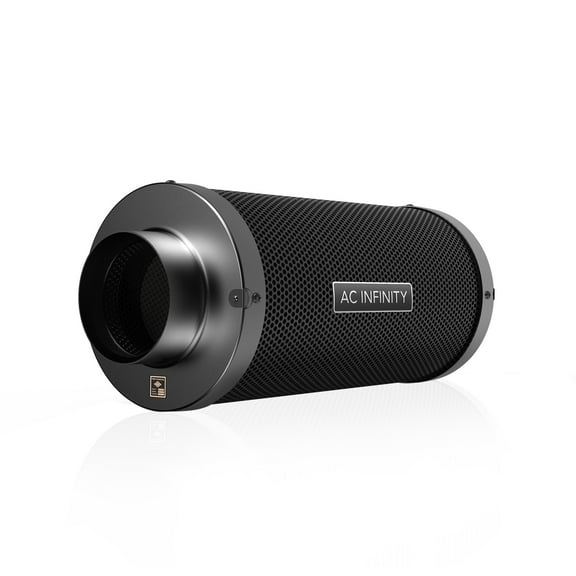 AC Infinity Air Carbon Filter XL 4", with Premium Australian Virgin Charcoal, Pre-Filter and Rope Hangers, Odor Scrubber fit for Inline Duct Fan, Odor Control, Hydroponics, Grow Room